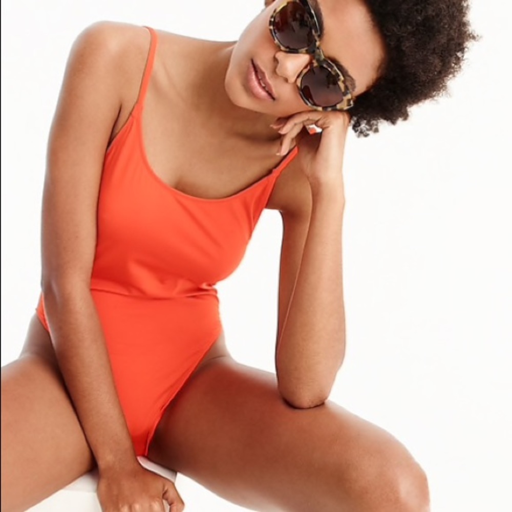 NWT J.Crew scoopback one-piece Size S